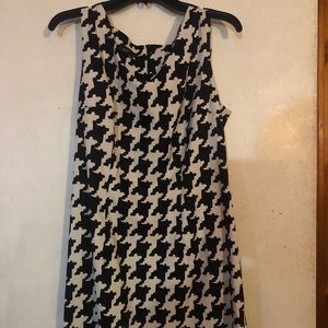 Womens black and white dress
